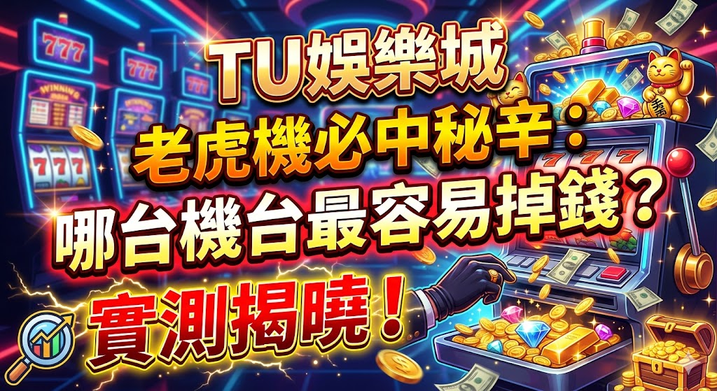 TU娛樂城 老虎機必中秘辛：哪台機台最容易掉錢？實測揭曉！
